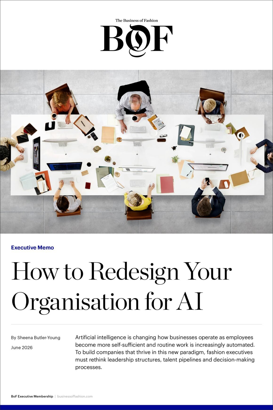 Executive Memo | How to Redesign Your Organisation for AI